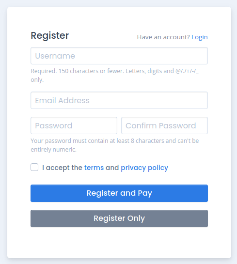 Step 1: Register for Your Account